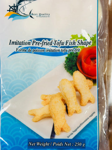 fuyang lmitation pre fried tofu fish shape