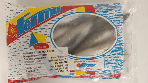 Ferma Atlantic chub mackerel maquereau blanc cavaia pequena 750g