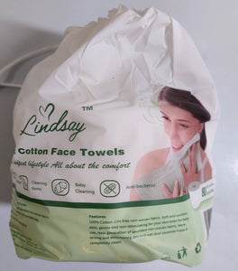 Linday soft cotton face towels 80Pcs 19cm*21cm