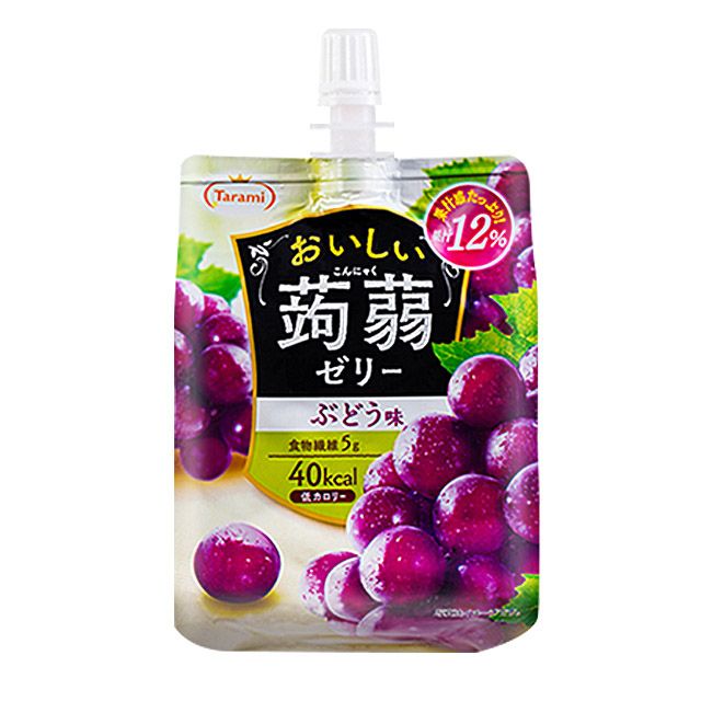 达乐美吸吸蒟蒻果凍-葡萄 TARAMI  Konjac Jelly Grape Flavor 150g