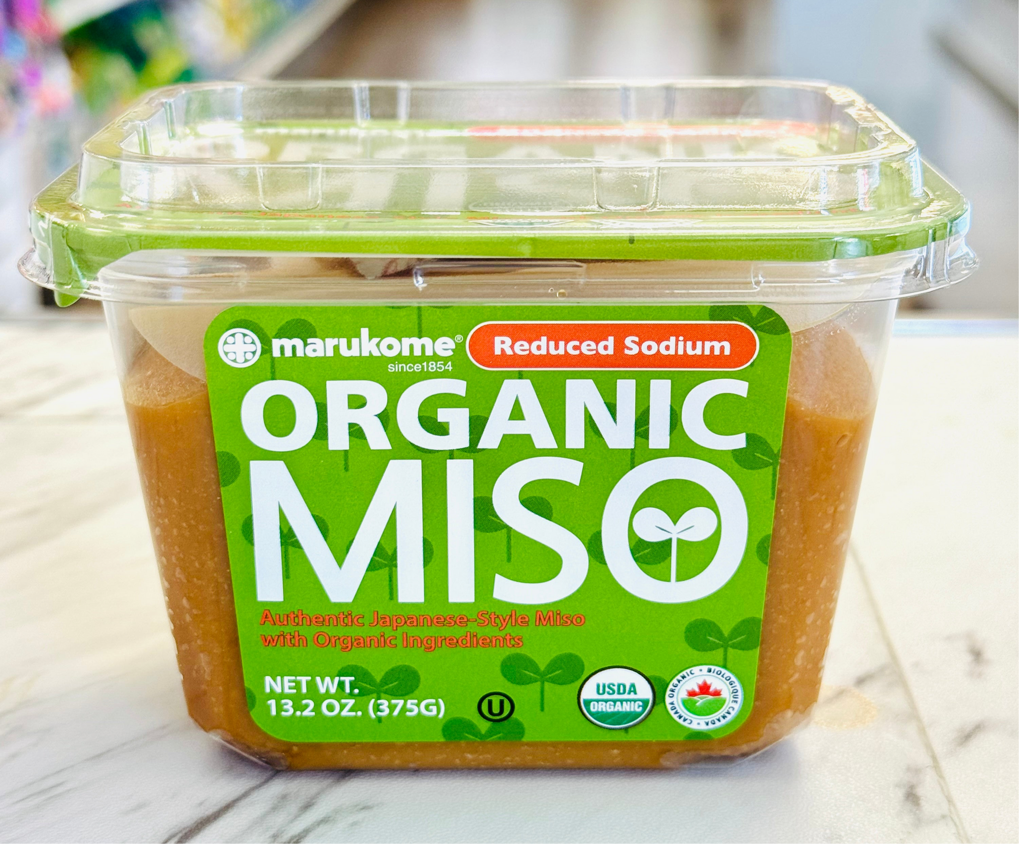Marukome Organic Miso reduced sodium 丸米有机减盐味噌 (375g)