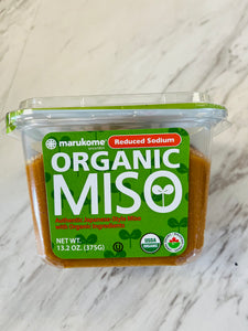 Marukome Organic Miso reduced sodium 丸米有机减盐味噌 (375g)