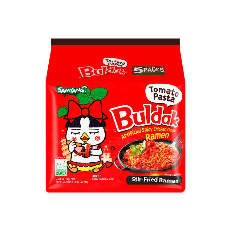 三养火鸡面番茄 Samyang hot chicken ramen tomato 140g*5