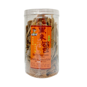 无名小卒 黑米锅巴麻辣味 WMXZ black rice cereal crackers (hot & spicy flavor)210g