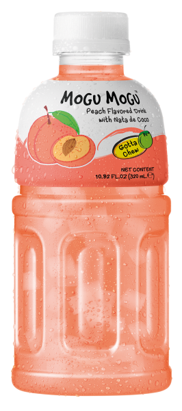 Mogu Mogu Peach Drink with Nata de Coco 320ml