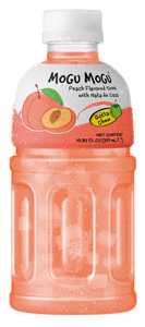 Mogu Mogu Peach Drink with Nata de Coco 320ml