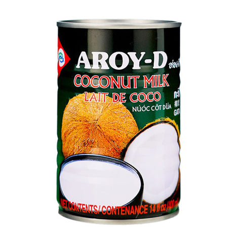 AROY-D Coconut Milk Green 400ml /双鱼牌椰奶绿罐