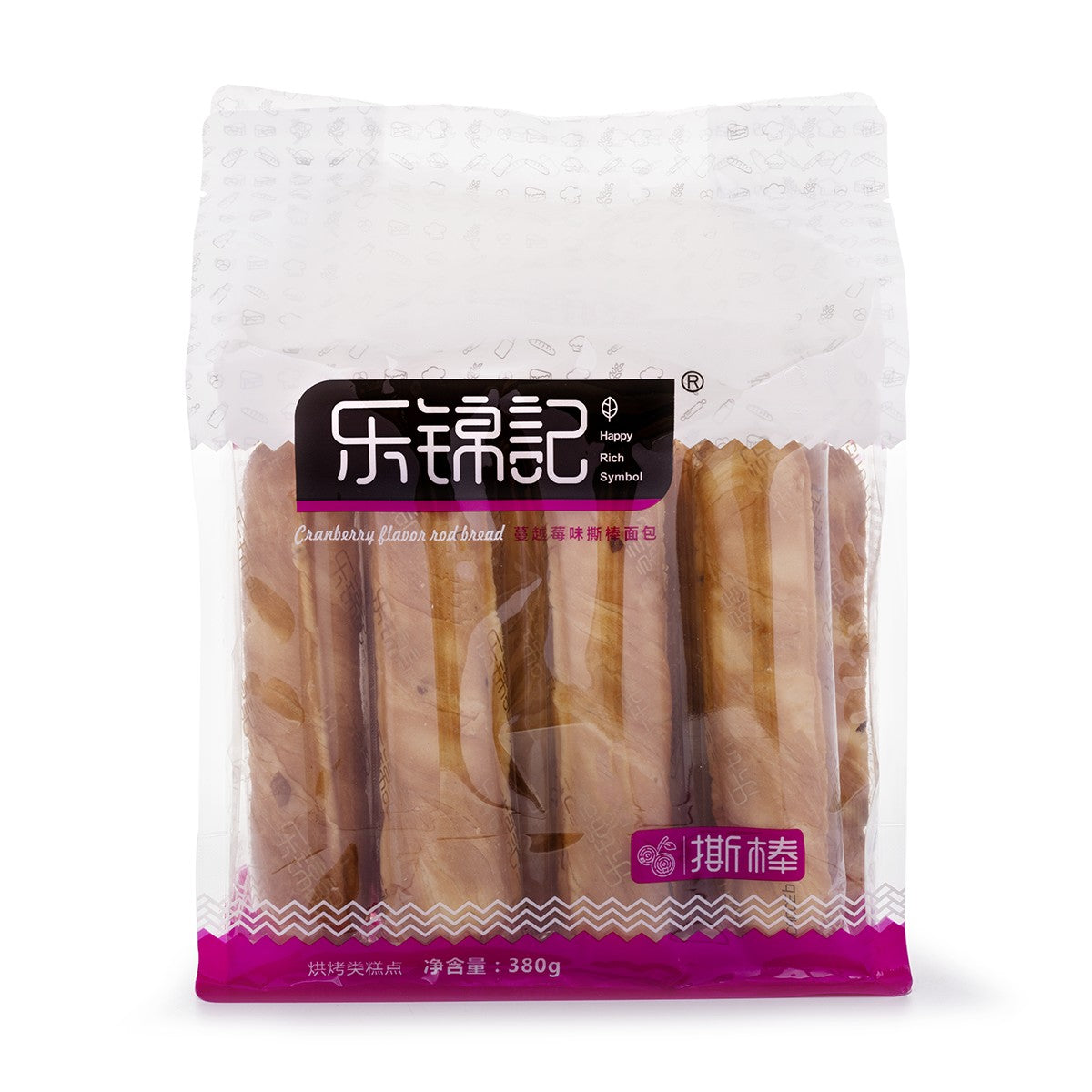 乐锦记 奶香原味撕棒面包 breadstick milk flavor 380g