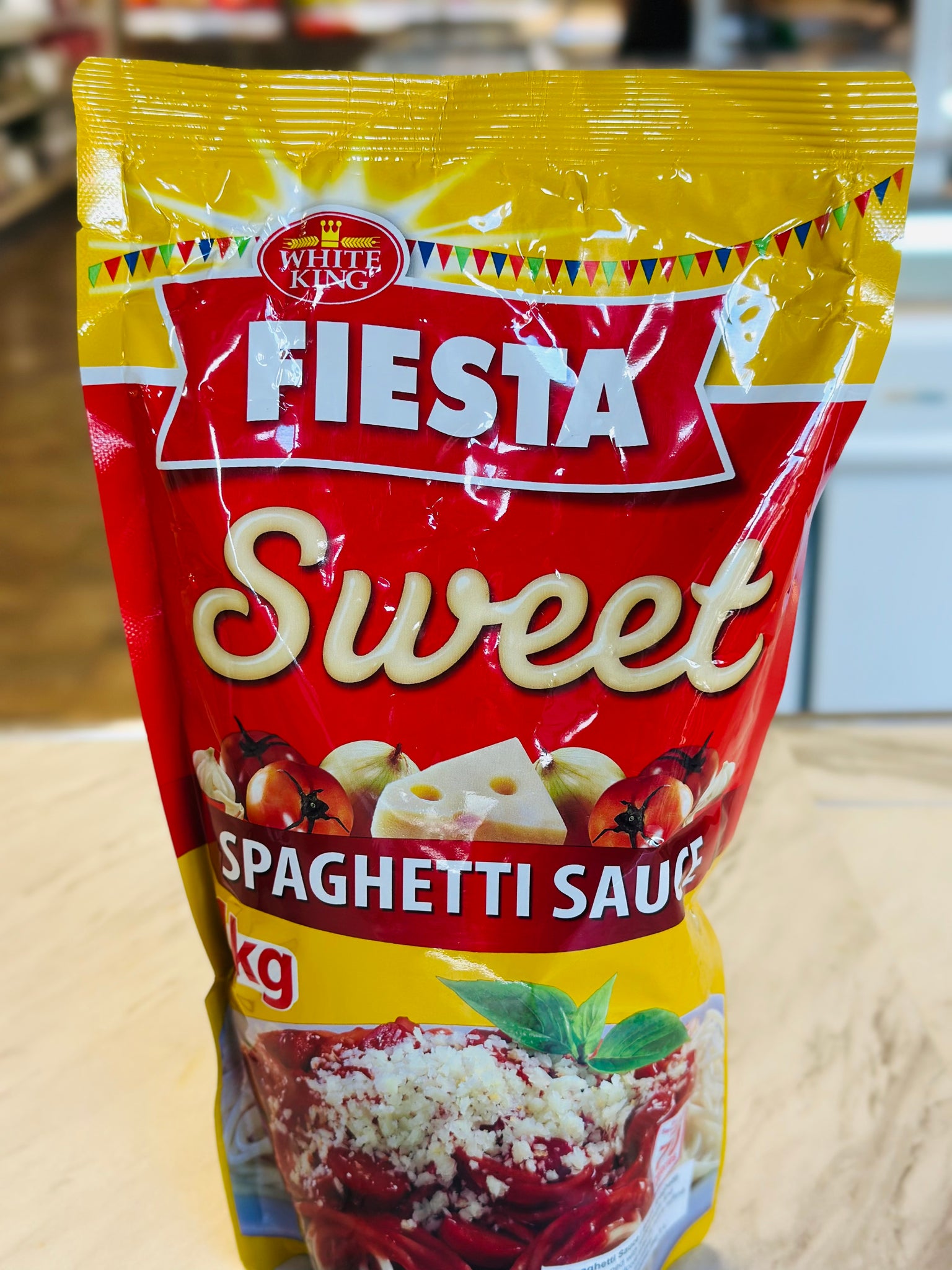 White King Fiesta Sweet Spaghetti Sauce 1kg