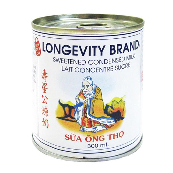 LONGEVITY BRAND Sweeted Condensed MIlk 300ml / 寿星公炼奶 300ml