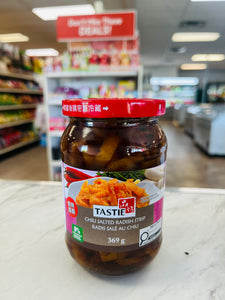 Tastie salted radish strip 品坊香辣香筍 369g
