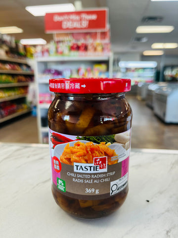 Tastie salted radish strip 品坊香辣香筍 369g