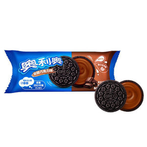 奥利奥巧克力饼干 Oreos sandwich biscuits chocolate flavor