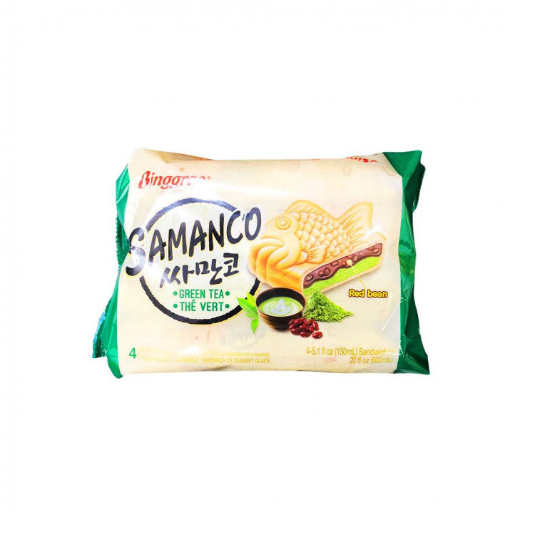 Samanco韩国小鱼雪糕 绿茶 Green tea 600ml