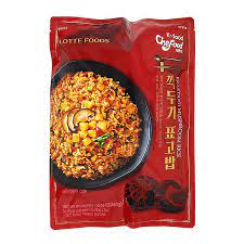 kkakdugi mushroom rice lotte foods 15.86oz (450g)