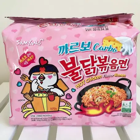 三养芝士奶油辣火鸡面 samyang cheese cream flavor ramen
