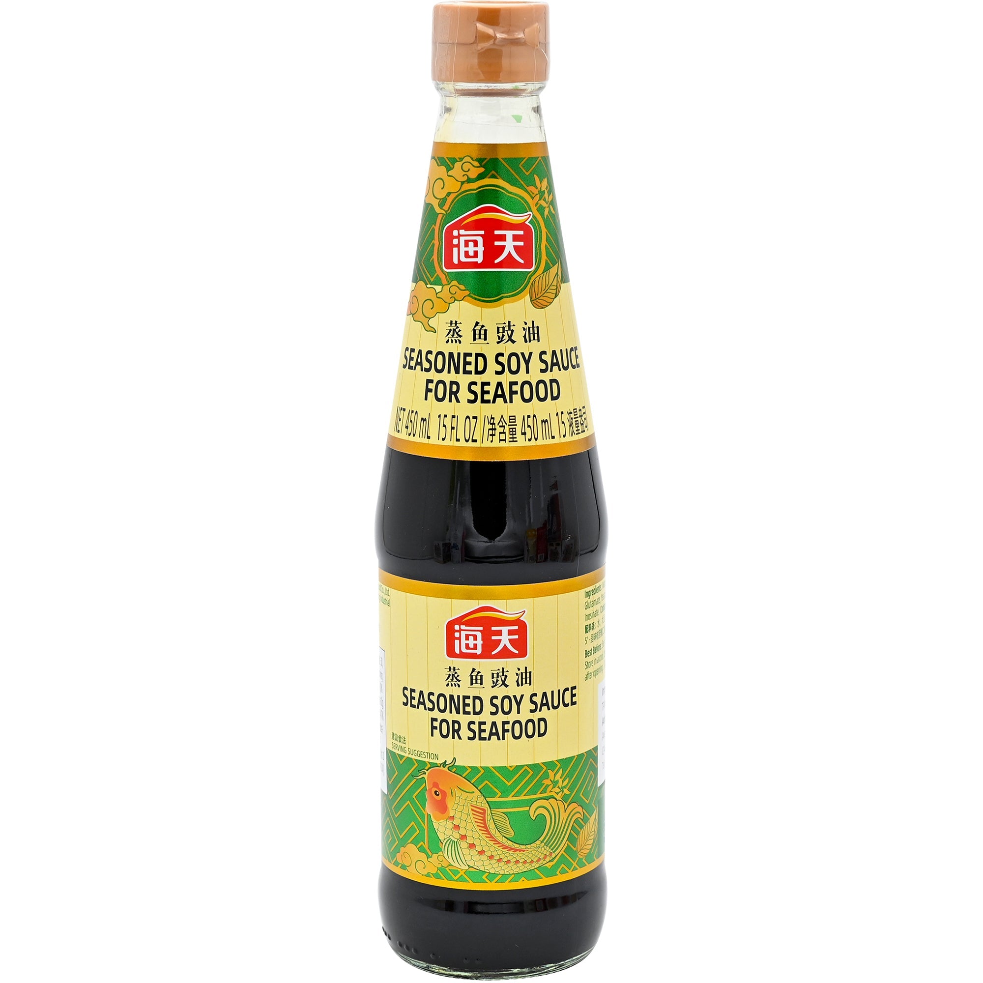 海天 蒸鱼豉油 seasoned soy suce for seafood 450ml