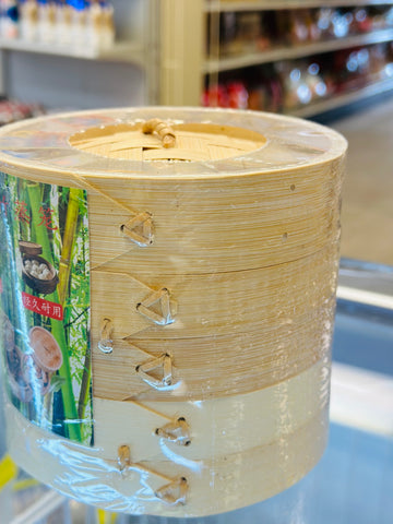 8" Bamboo Steamer Set
8 ⼨ ⽵ 蒸 籠 套 裝