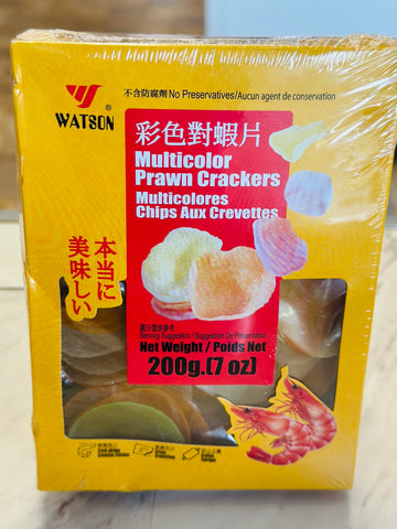 Watson Multicolor Prawn Crackers 彩色对虾片 200g