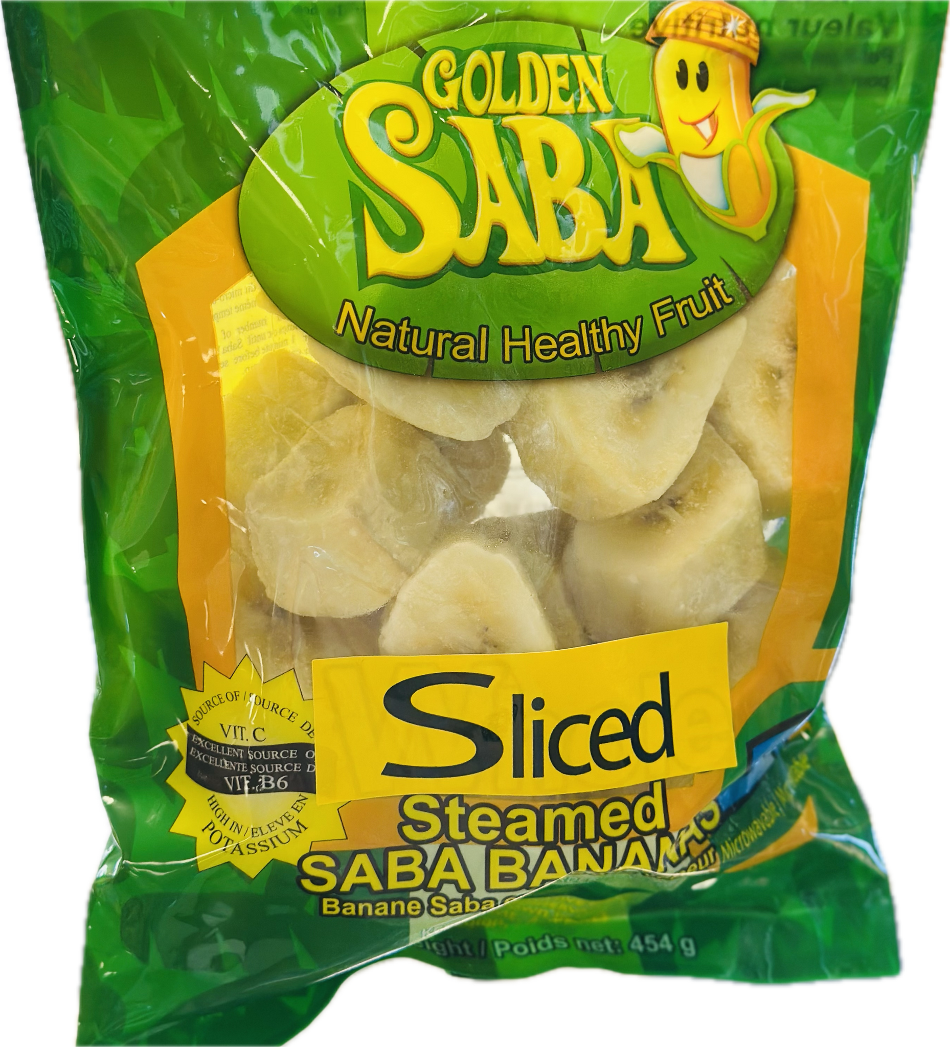 Golden SABA
Sliced Steamed SABA BANANS