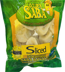 Golden SABA
Sliced Steamed SABA BANANS