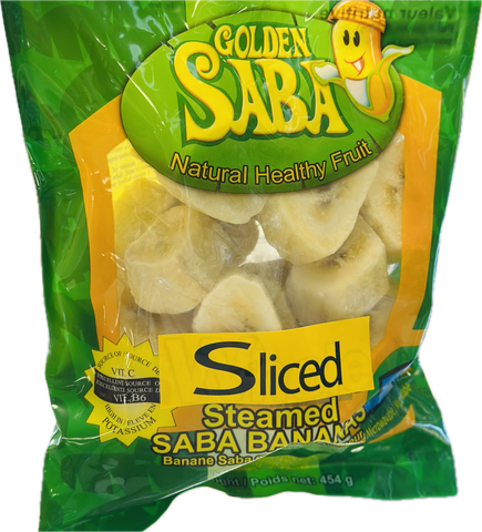 Golden SABA
Sliced Steamed SABA BANANS