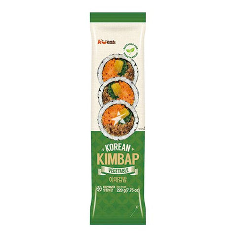 Korean Kimbap Vegetable - Seaweed Rice Roll 220g