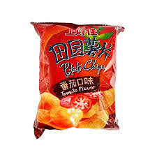 Oishi Tomato Potato Chips 上好佳田园薯片 番茄口味 80g