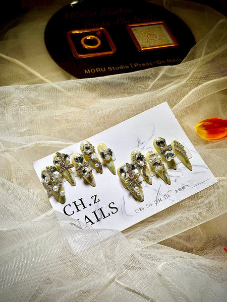 MORU Press On Nails long style