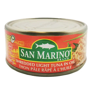 San Marino Shredded light tuna in oil 180g