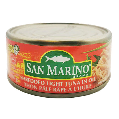 San Marino Shredded light tuna in oil 180g