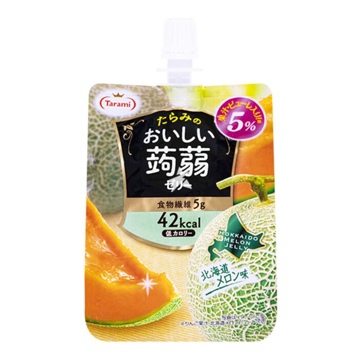 达乐美吸吸蒟蒻果凍-密瓜 TARAMI Konjac Jelly Melon Flavor 150g