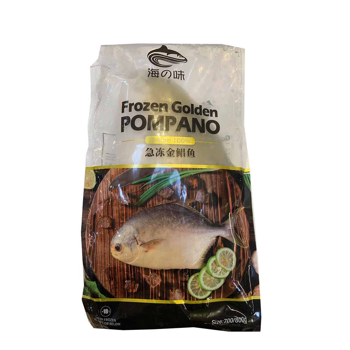 北冰洋冷冻金鲳 Arctic Ocean Frozen Golden Pompano 3LB