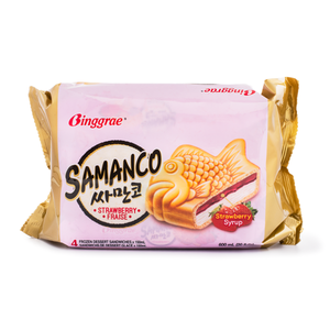 Samanco韩国小鱼雪糕 草莓 Strawberry 600mlde