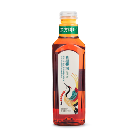 农夫山泉东方树叶青柑普洱茶 Nongfu Spring DFSY Green Tangerine Pu-Er Tea 900ml