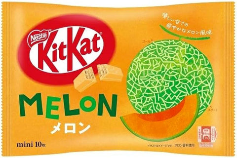 雀巢kitkat蜜瓜巧克力威化棒/NESTLE Kitkat melon chocolate bar