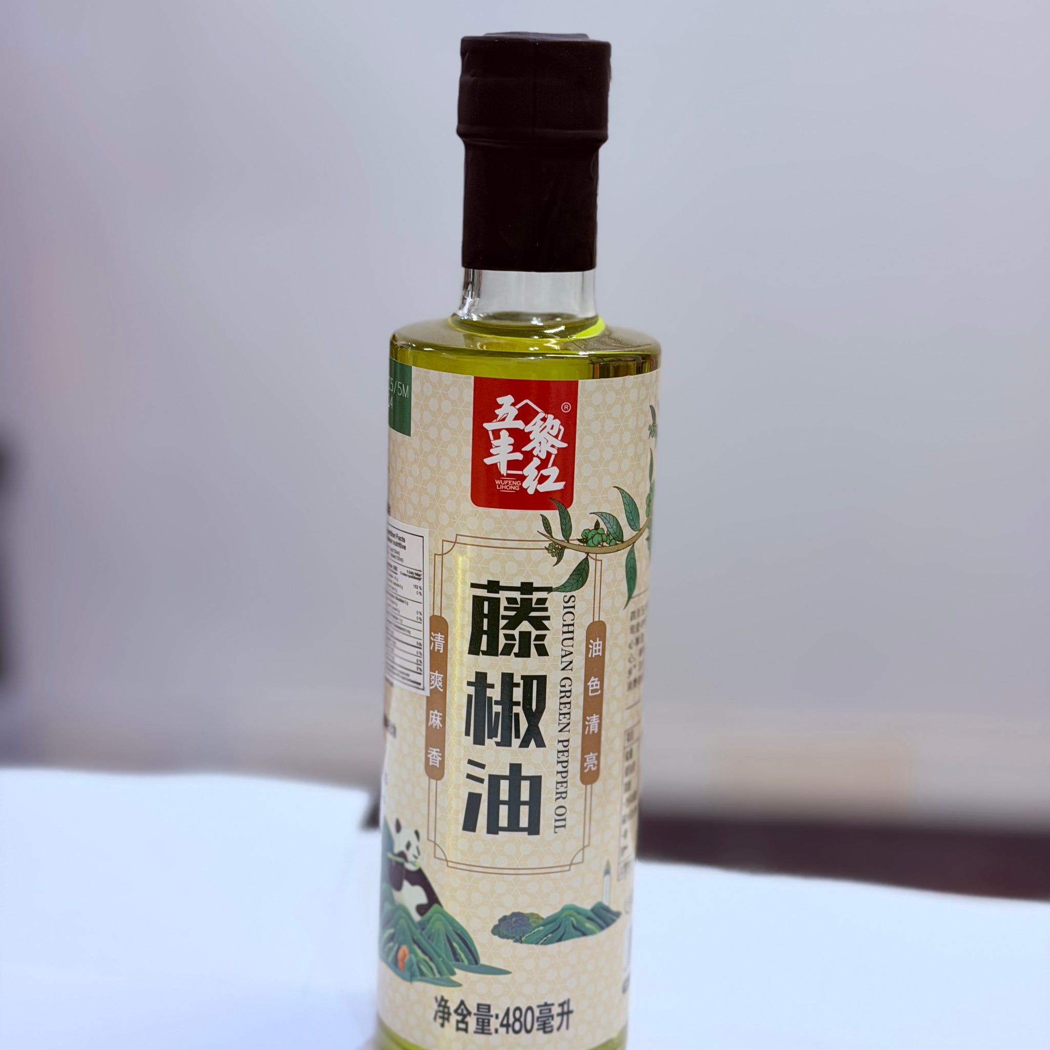 五丰黎红藤椒油Sichuan Green Pepper Oil 480ml – Panda Foods