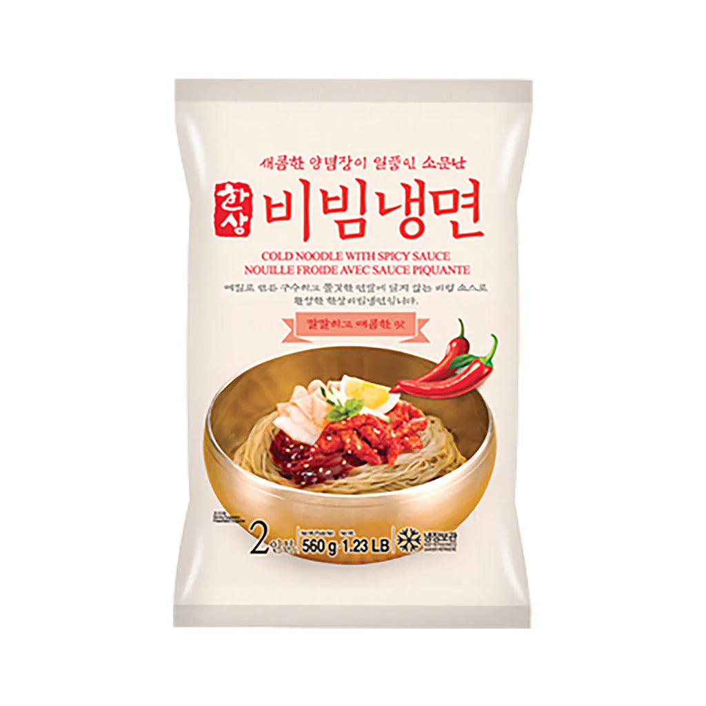 Hansang Spicy Buckwheat COLD Noodles WITH SPICY SAUCE 560g