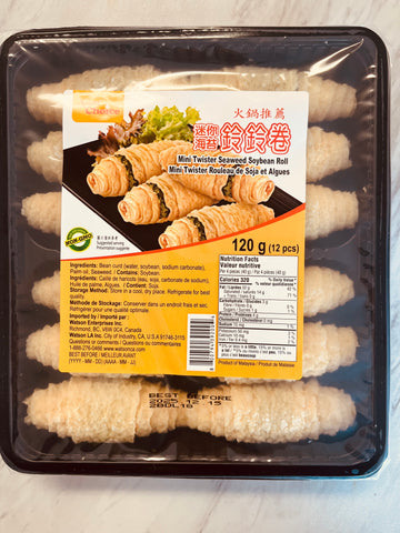 Asian choice mini twister seaweed soybean roll