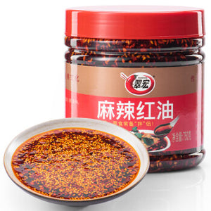 翠宏 麻辣红油 Cuihong Chilli Oil With Sichuan Pepper 750g