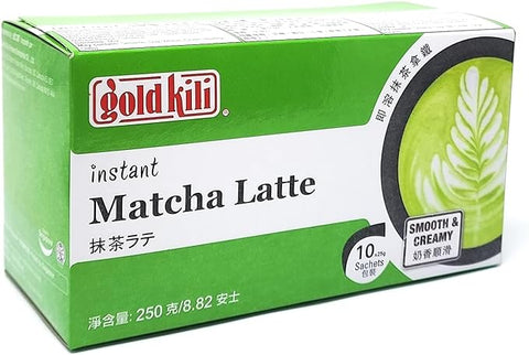 Gold Kili Instant Matcha Latte, 10 Sachets 250g