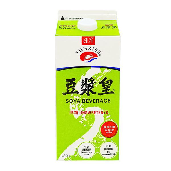 日昇 豆浆皇无糖Sunrise soya beverage unsweetened 1.89L