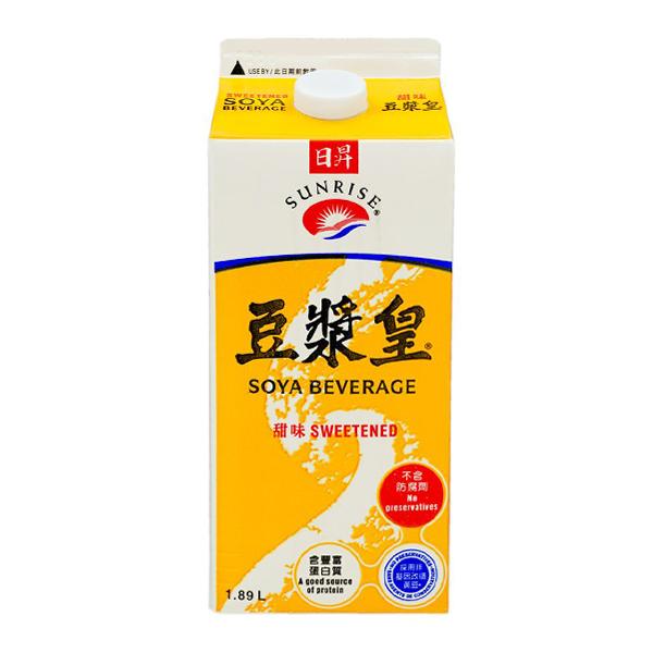 日昇 豆浆皇甜味Sunrise soya beverage sweeter 1.89L