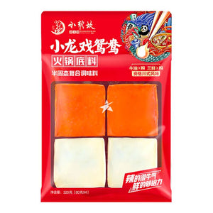 小龙坎鸳鸯火锅底料 XIAOLONGKAN Hotpot Seasoning-Mixed Cube 80g*4