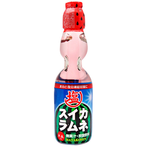 日本弹珠汽水 碳酸饮料 HATA 西瓜味 200ml