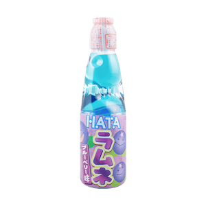 日本弹珠汽水 碳酸饮料 HATA 蓝莓味 200ml