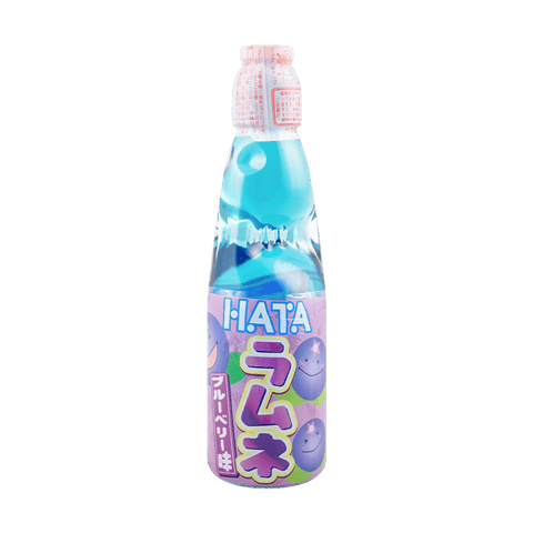 日本弹珠汽水 碳酸饮料 HATA 蓝莓味 200ml