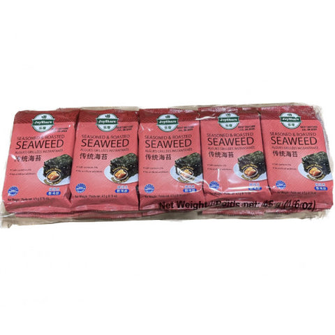 乐享 传统海苔 Seasoned roasted Seaweed kimchi flavor 45g