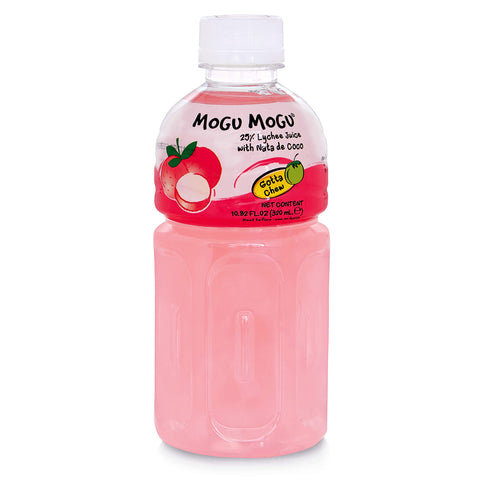 Mogu Lychee Juice with NataDe coco 魔果果汁荔枝 320ML
