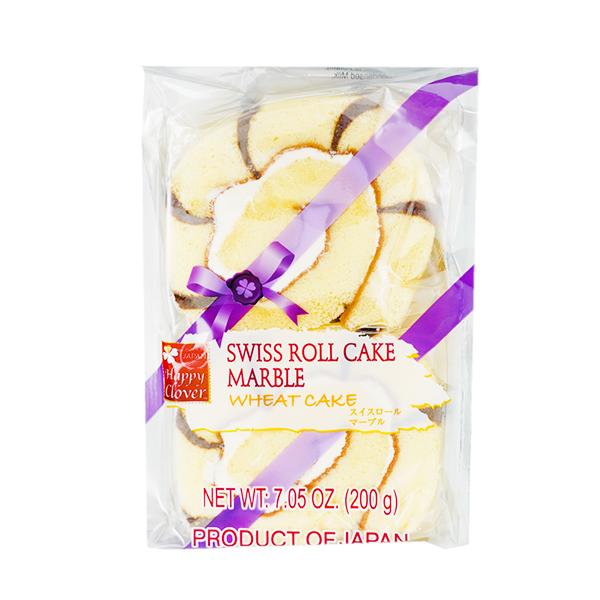Happy clover swiss roll cake marble 200g
